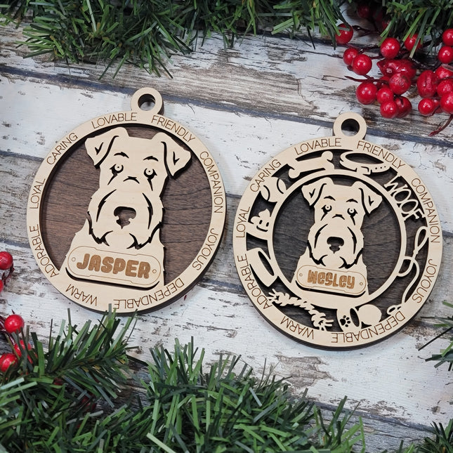 Airedale Terrier Personalized Dog Ornament