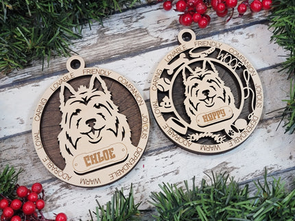 Australian Terrier Personalized Dog Ornament