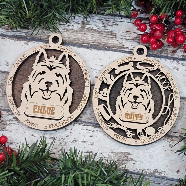 Australian Terrier Personalized Dog Ornament