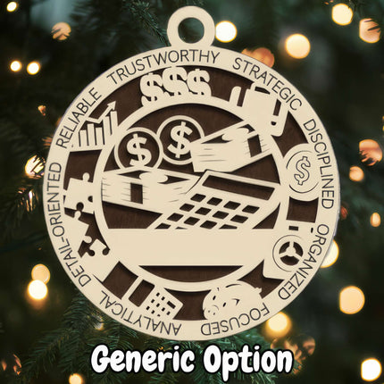 Banker Personalized Occupation Ornament