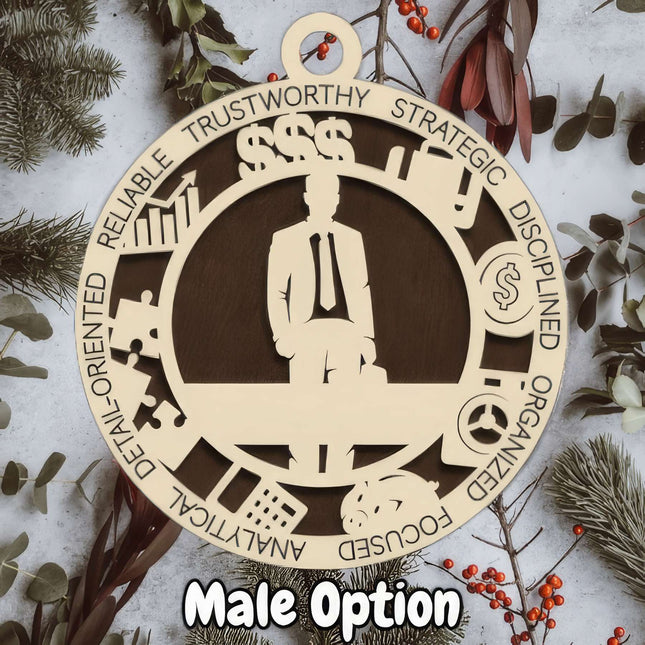 Banker Personalized Occupation Ornament