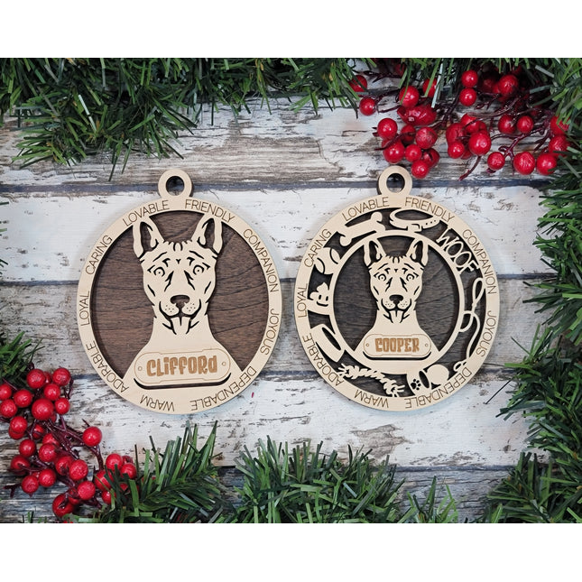 Basenji Personalized Dog Ornament