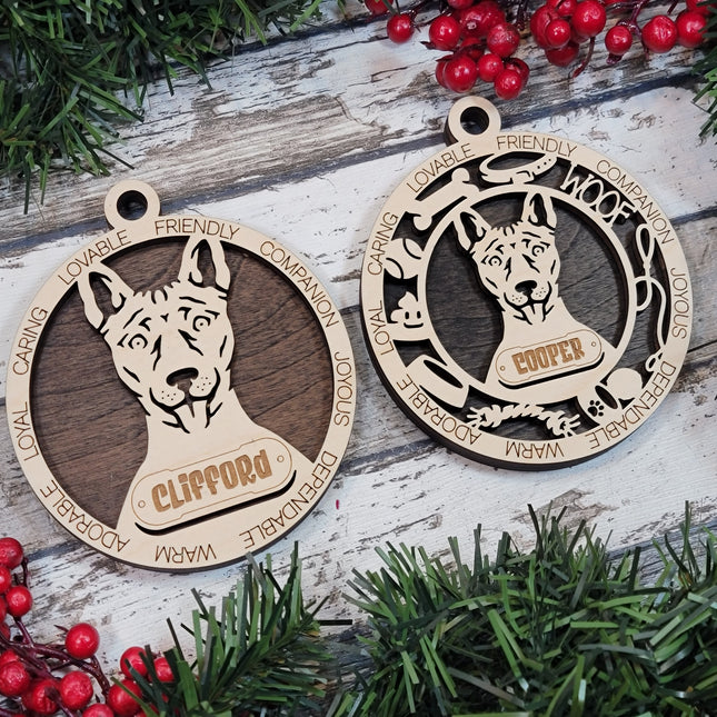 Basenji Personalized Dog Ornament