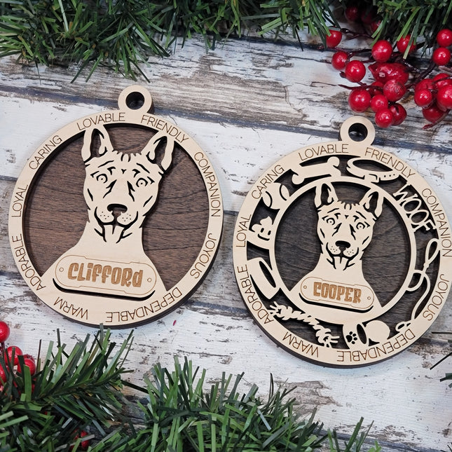 Basenji Personalized Dog Ornament