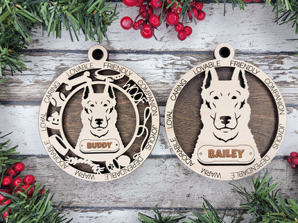 Beauceron Personalized Dog Ornament
