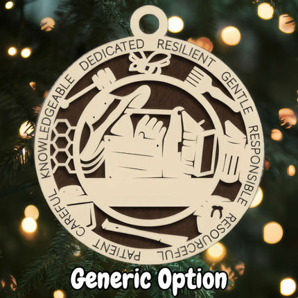 Beekeeper Personalized Occupation Ornament