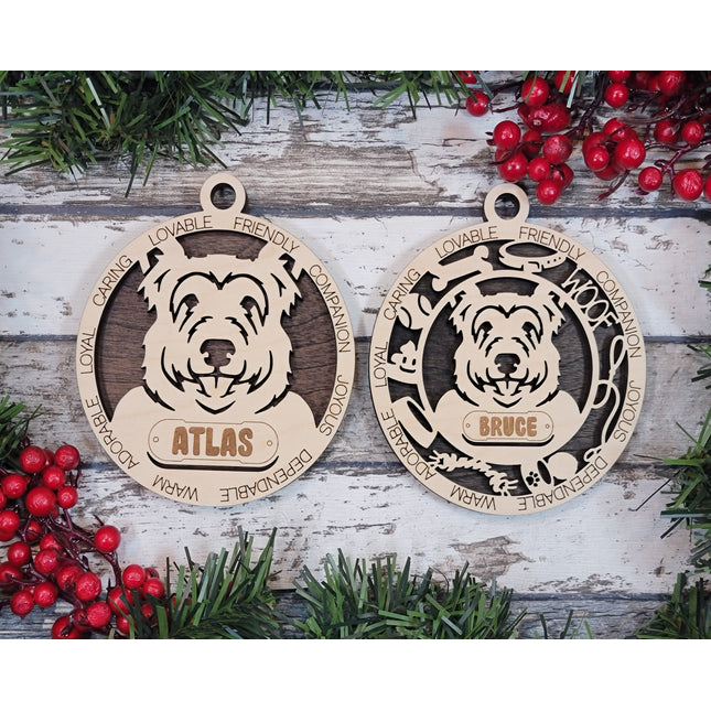 Berger Picard Personalized Dog Ornament