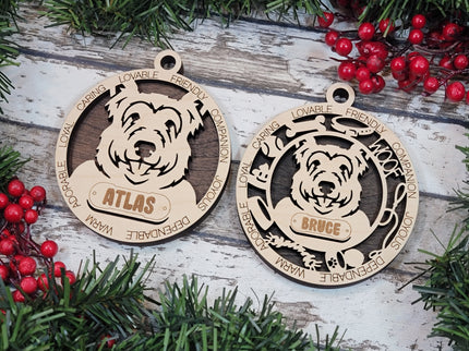 Berger Picard Personalized Dog Ornament