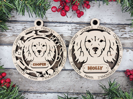 Boykin Spaniel Personalized Dog Ornament