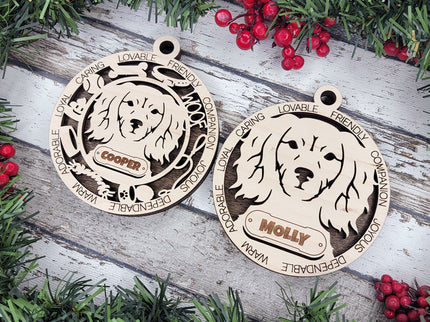 Boykin Spaniel Personalized Dog Ornament