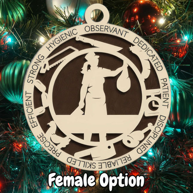 Butcher Personalized Occupation Ornament