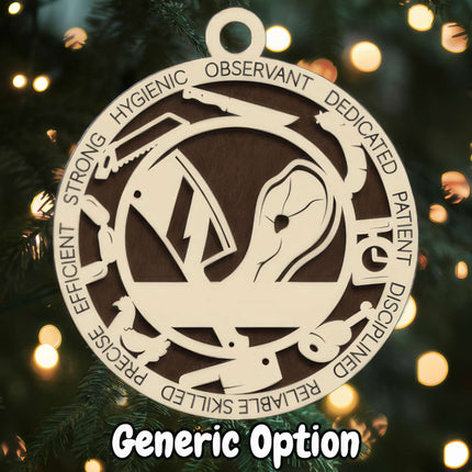 Butcher Personalized Occupation Ornament