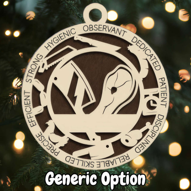 Butcher Personalized Occupation Ornament