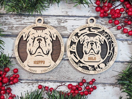Cane Corso Personalized Dog Ornament