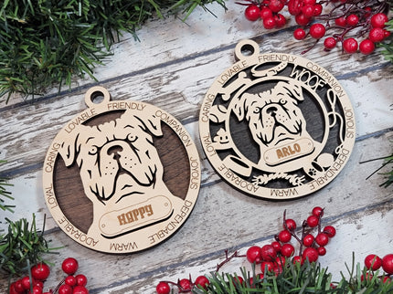 Cane Corso Personalized Dog Ornament