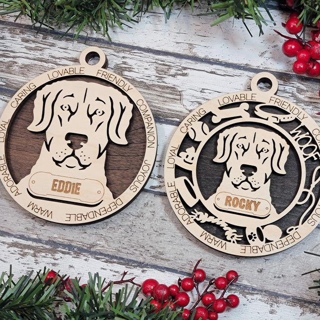 Chesapeake Bay Retriever Personalized Dog Ornament