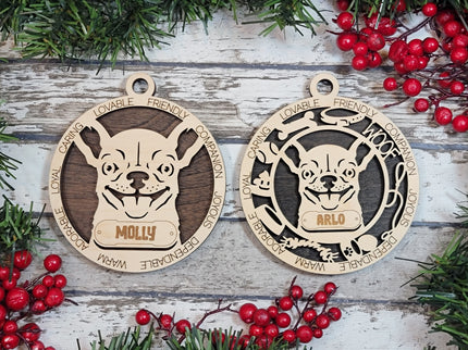 Chihuahua Personalized Dog Ornament