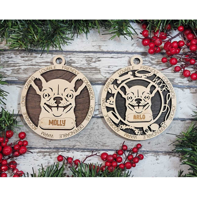 Chihuahua Personalized Dog Ornament