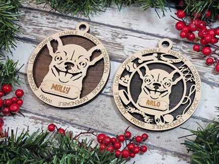 Chihuahua Personalized Dog Ornament