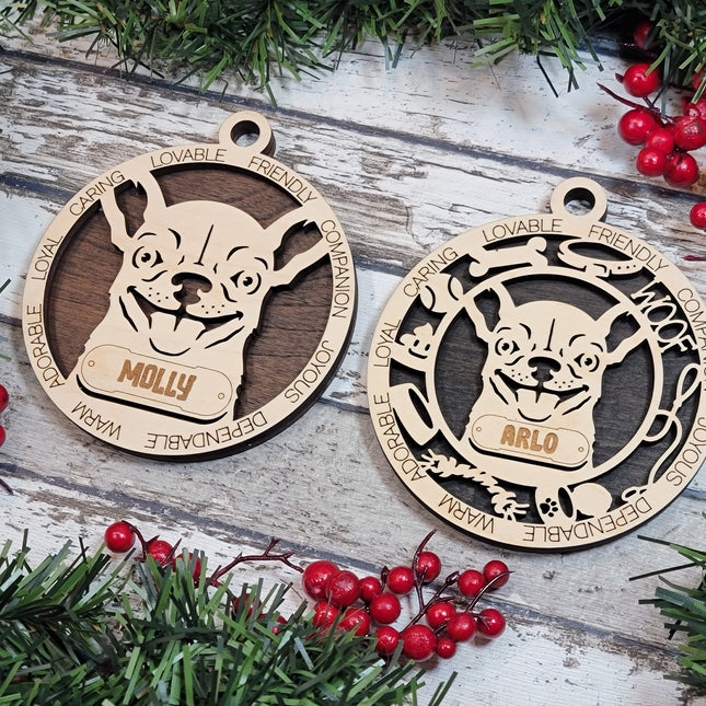 Chihuahua Personalized Dog Ornament