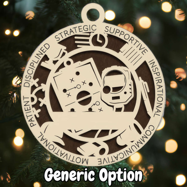 Coach Personalized Occupation Ornament