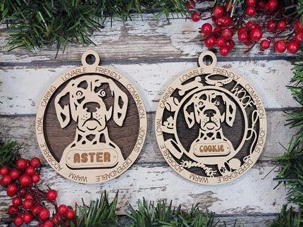 Dalmatian Personalized Dog Ornament