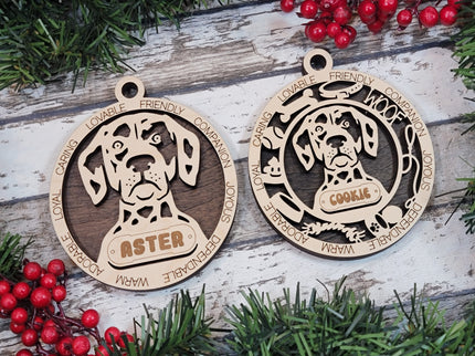 Dalmatian Personalized Dog Ornament