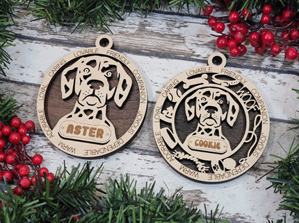 Dalmatian Personalized Dog Ornament