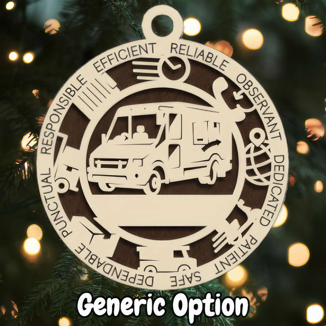 Delivery Personalized Occupation Ornament