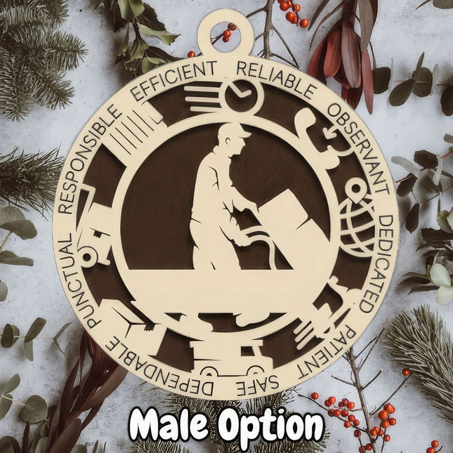 Delivery Personalized Occupation Ornament