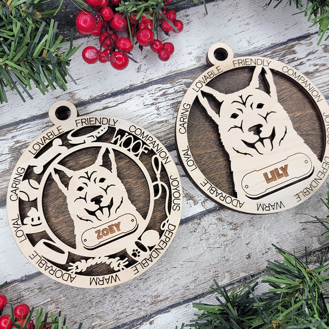 Dingo Personalized Dog Ornament