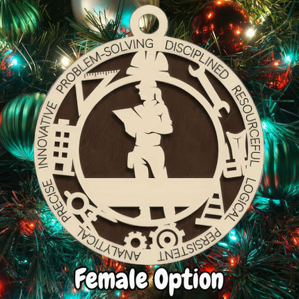 Engineer Personalized Occupation Ornament