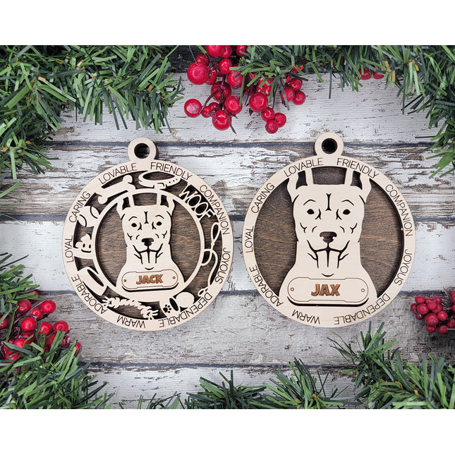 Formosan Mountain Dog Personalized Dog Ornament