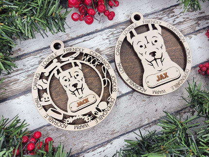 Formosan Mountain Dog Personalized Dog Ornament