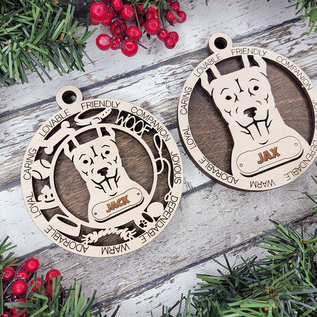 Formosan Mountain Dog Personalized Dog Ornament