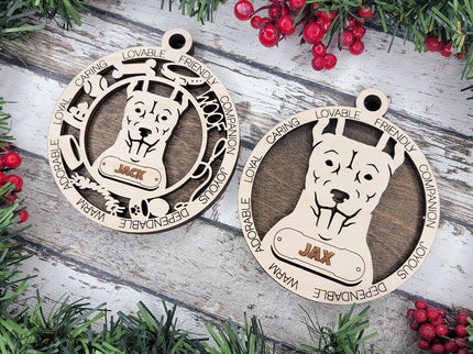 Formosan Mountain Dog Personalized Dog Ornament