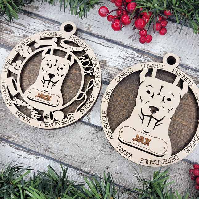 Formosan Mountain Dog Personalized Dog Ornament