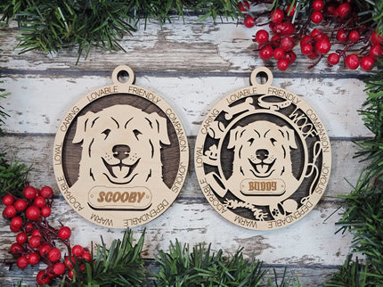 Great Pyrenees Personalized Dog Ornament