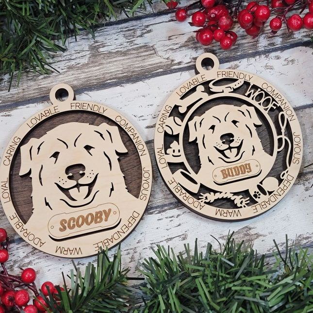 Great Pyrenees Personalized Dog Ornament