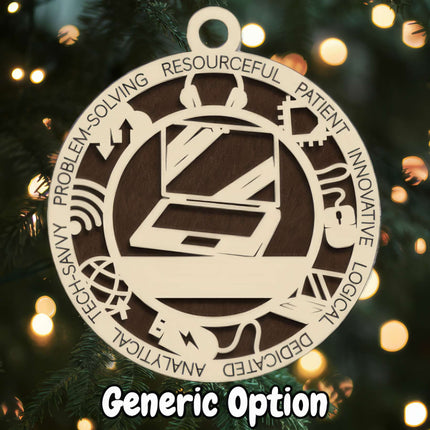 IT Personalized Occupation Ornament