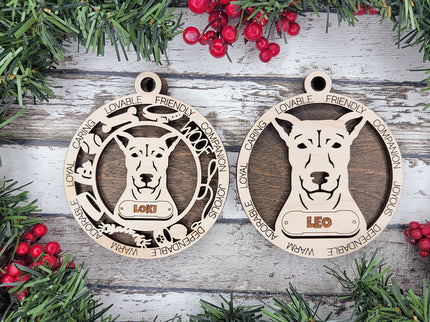 Indian Pariah Dog Personalized Dog Ornament