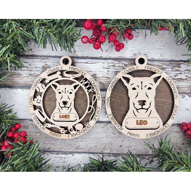 Indian Pariah Dog Personalized Dog Ornament