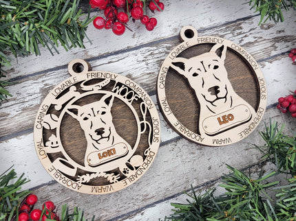 Indian Pariah Dog Personalized Dog Ornament