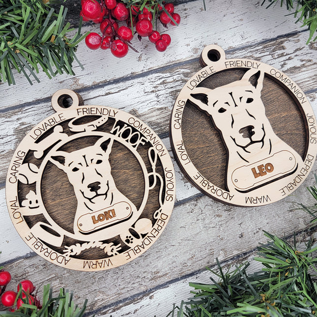 Indian Pariah Dog Personalized Dog Ornament