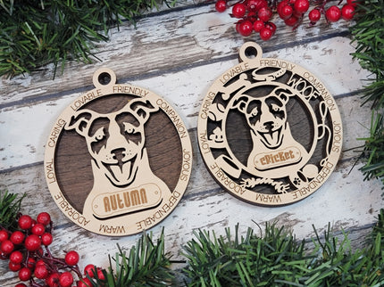 Jack Russell (Short Hair) Personalized Dog Ornament