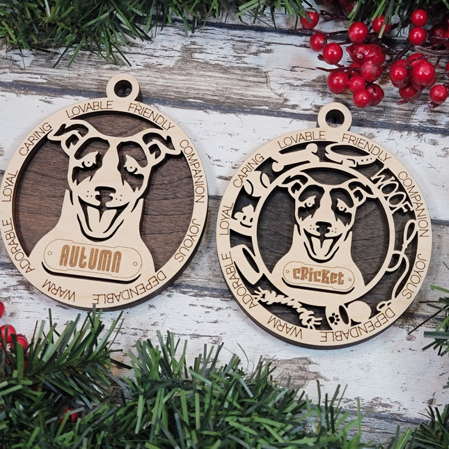 Jack Russell (Short Hair) Personalized Dog Ornament