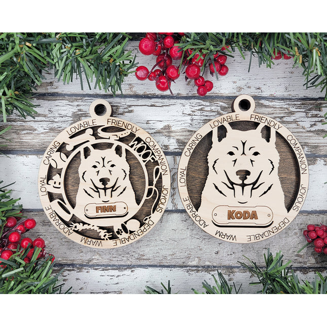 Jindo Personalized Dog Ornament
