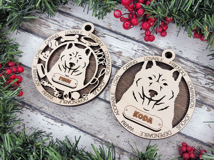 Jindo Personalized Dog Ornament