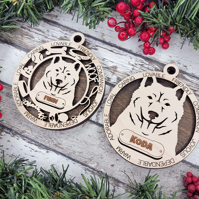 Jindo Personalized Dog Ornament
