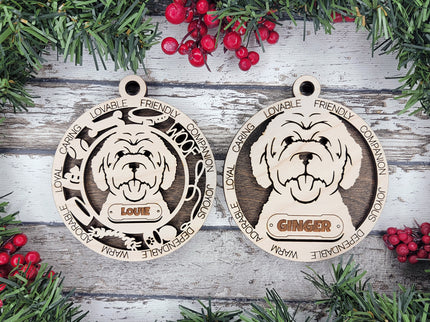 Lagotto Romagnolo Personalized Dog Ornament